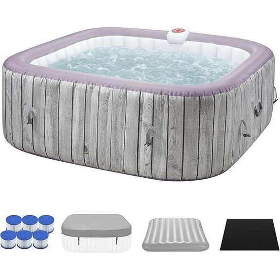 UHOMEPRO Inflatable Hot Tub Spa with Jets and Heater