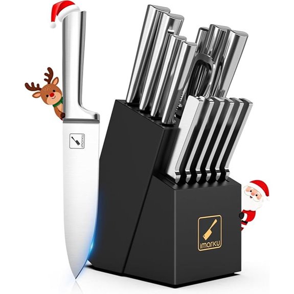 imarku 15-Piece Japanese Kitchen Knife Set
