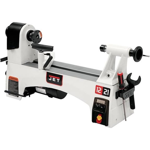 JET 12 x 21 Variable-Speed Wood Lathe