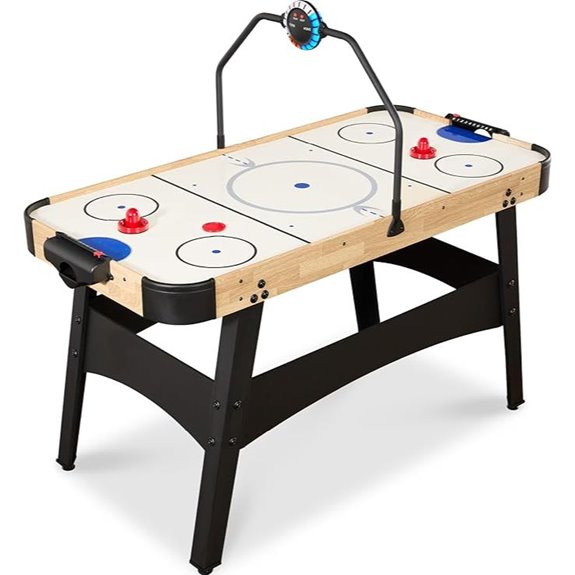 Best Choice LED 54 Air Hockey Table with Pucks