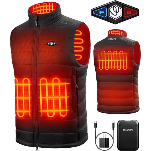 WASOTO Heated Vest for Men with Battery Pack