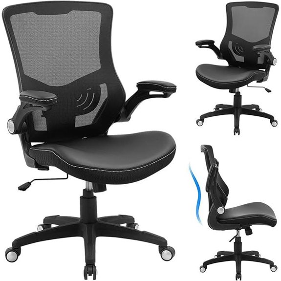 Ergonomic Office Chair with Mesh Back and Adjustable Arms