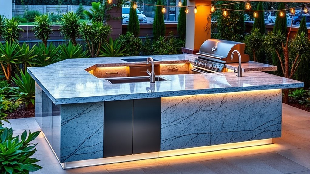 outdoor kitchen island considerations