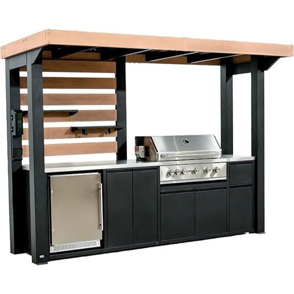 Backyard Discovery Fusion Outdoor Kitchen with Grill and Storage