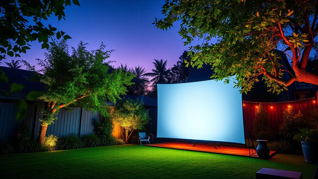 outdoor projector selection criteria