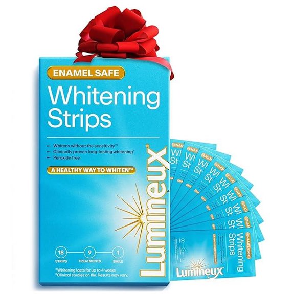 Lumineux Teeth Whitening Strips Kit Peroxide-Free