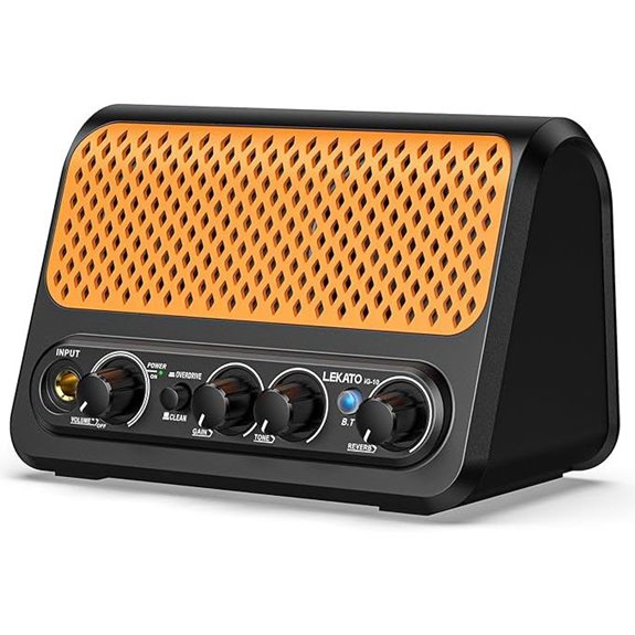 LEKATO 10W Portable Guitar Amp with Effects