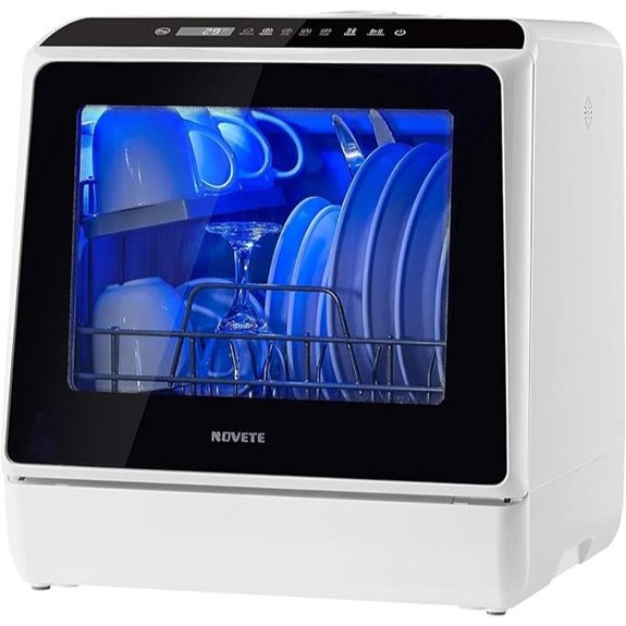 NOVETE Portable Compact Dishwasher with 5L Tank