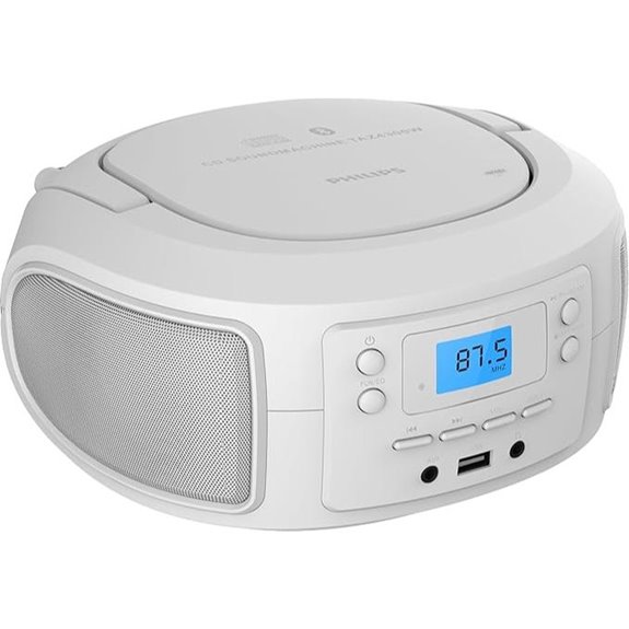 Philips Portable Bluetooth CD Player with FM Radio