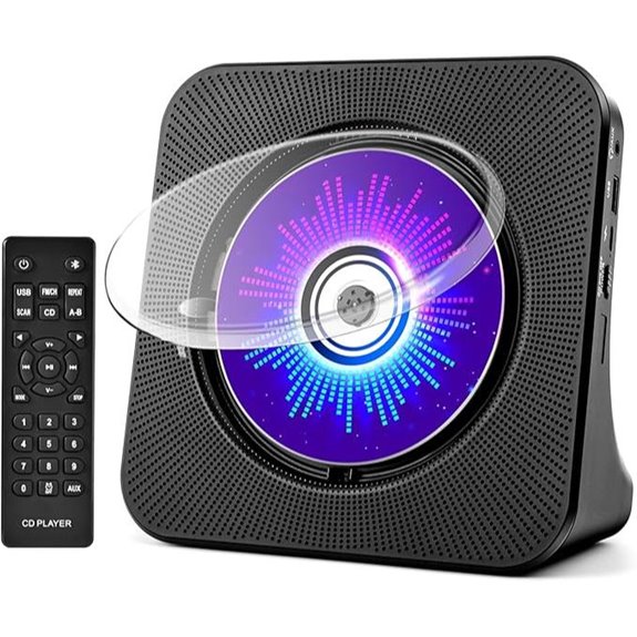 ROADOM Portable CD Player with Bluetooth and Speakers