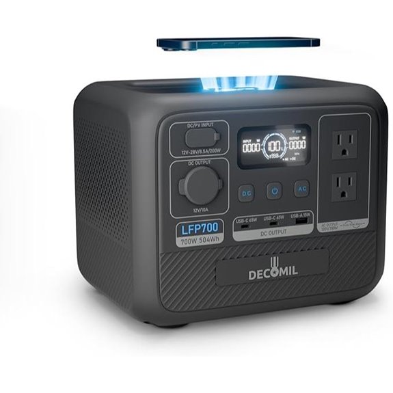 DECOMIL LFP700 Portable Power Station with Solar