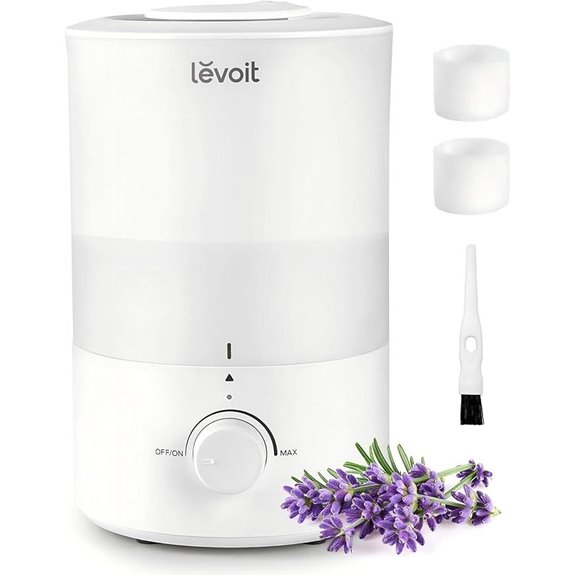 LEVOIT Quiet 3L Cool Mist Humidifier with Essential Oil