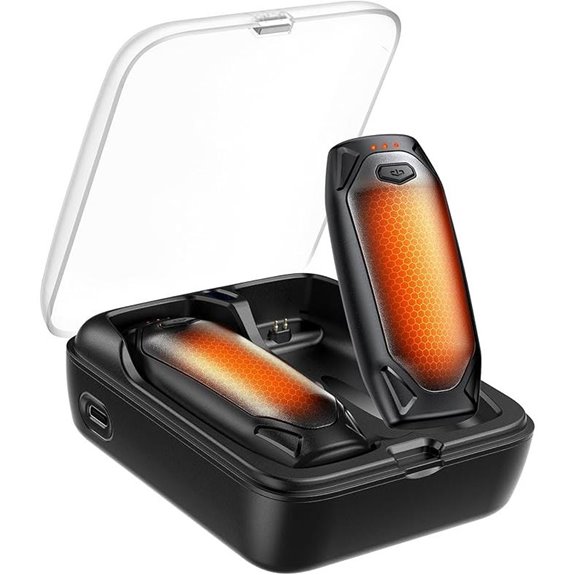 Kesguar Rechargeable Hand Warmers 2-Pack with Charger