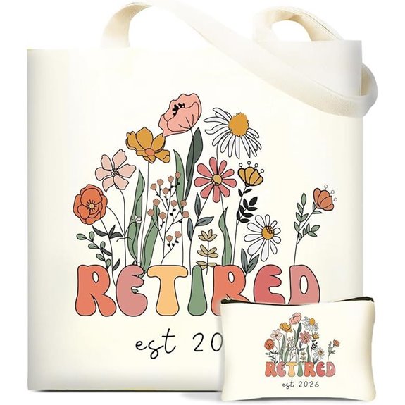 Retirement Tote Bag for Women and Coworkers