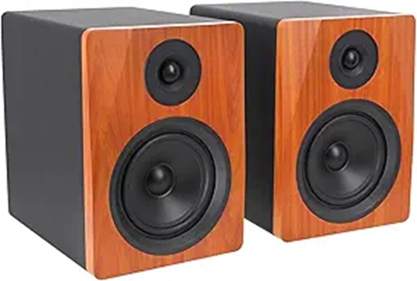 Rockville 5.25 2-Way Powered Studio Monitors Pair