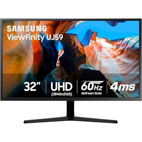 Samsung 32 UJ59 4K UHD Monitor with HDMI & FreeSync