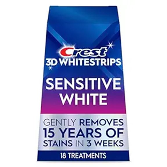 Crest Whitestrips Sensitive Teeth Whitening Kit (18 Treatments)