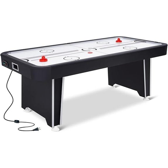 7ft Air Hockey Table with Electronic Scoreboard