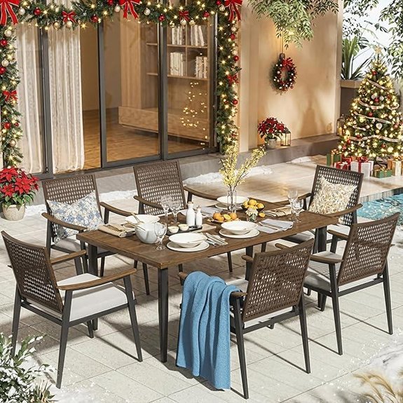 Natural Expressions 7-Piece Patio Dining Set