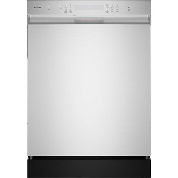 Sharp 24-Inch Stainless Steel Dishwasher with 12 Settings