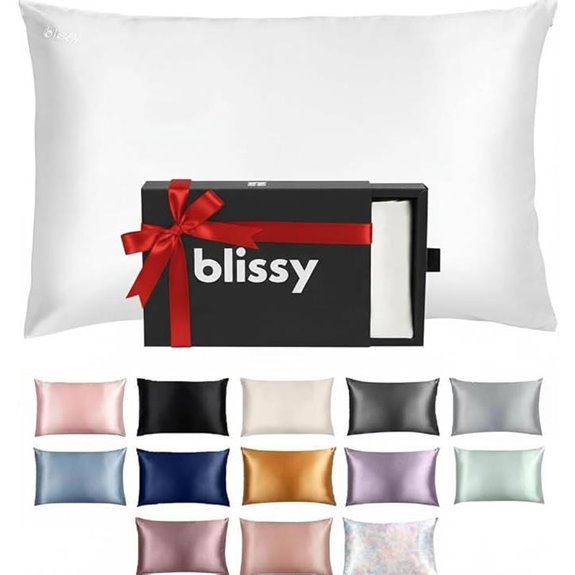 Blissy Silk Pillowcase 22 Momme 100% Mulberry Silk