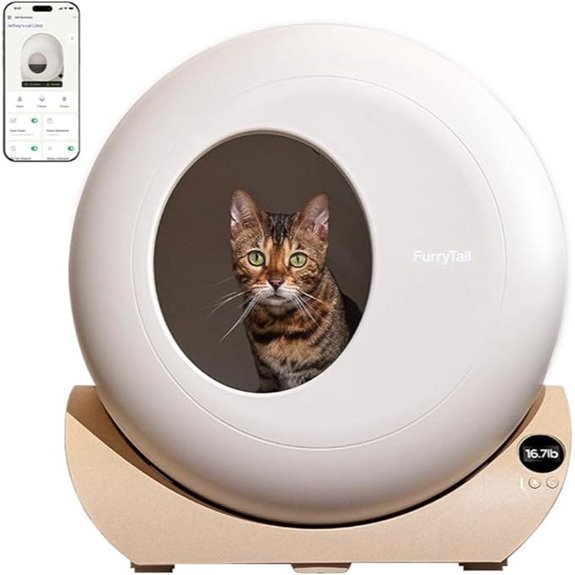 FurryTail Self-Cleaning Litter Box with App