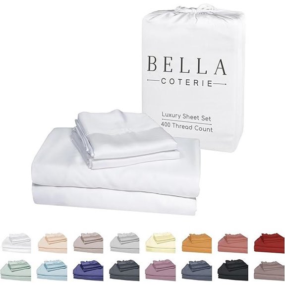 Bella Coterie Bamboo King Sheet Set Ultra Soft Cooling