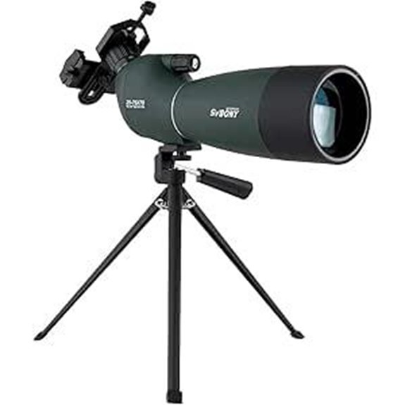 SVBONY SV28 Spotting Scope with Tripod and Phone Adapter