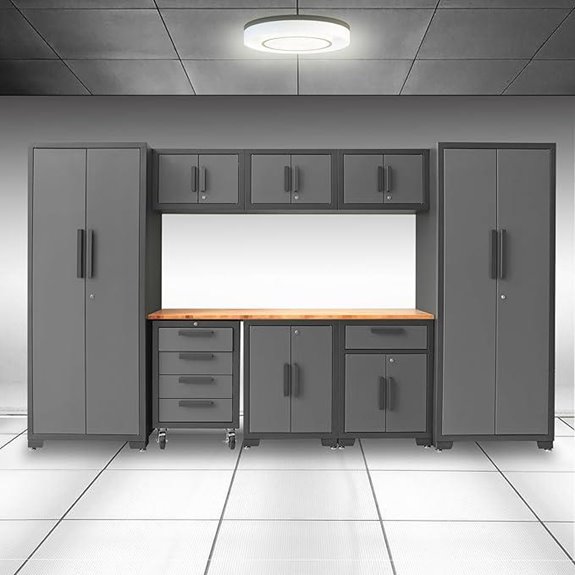 Torin Garage Storage Cabinets with Steel Drawers