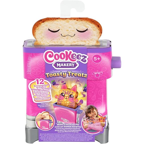 Cookeez Toasty Treatz Toaster with Plush Surprise