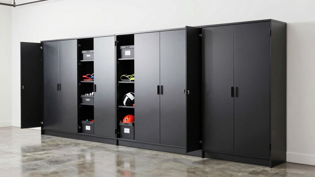 top garage storage cabinets