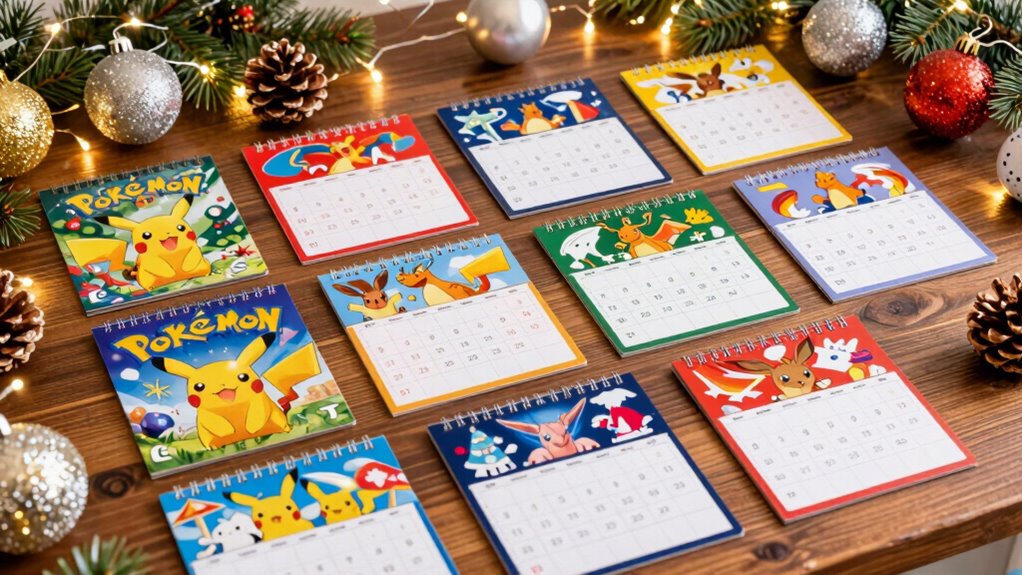 top pok mon tcg calendars