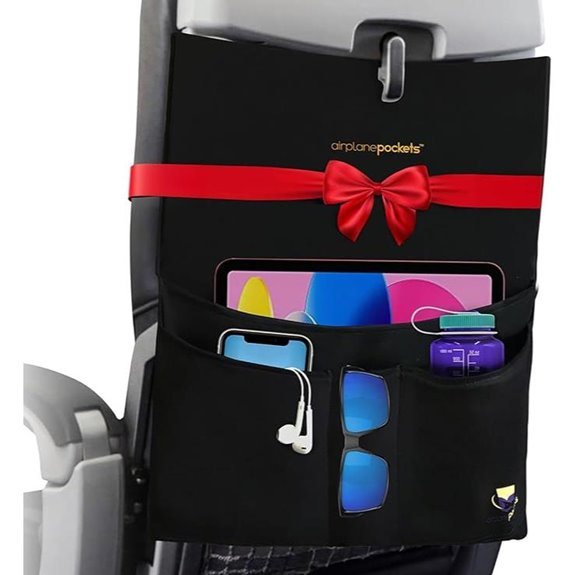 Airplane Seat Back Organizer for Travel Essentials