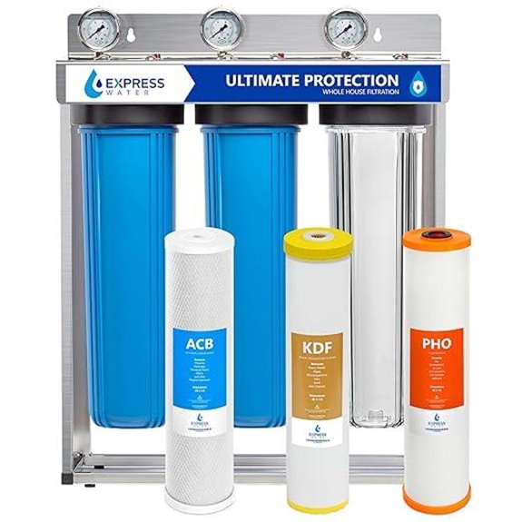 Express Water Whole House Filter System with 3 Stages