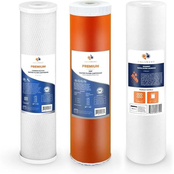 Aquaboon 5 Micron Water Filter Set for Whole House