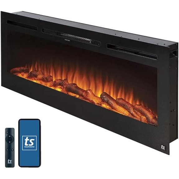 Touchstone 50 Smart Electric Fireplace with WiFi