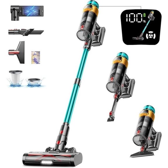 Cordless 600W Vacuum Cleaner with Charging Dock
