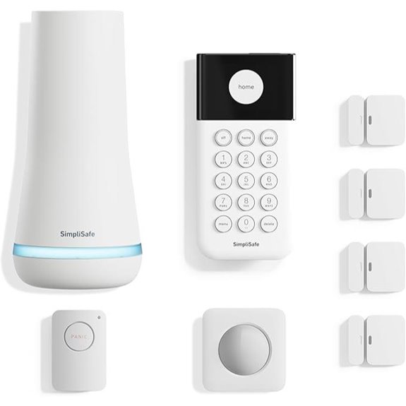SimpliSafe 8-Piece Wireless Security System with Monitoring