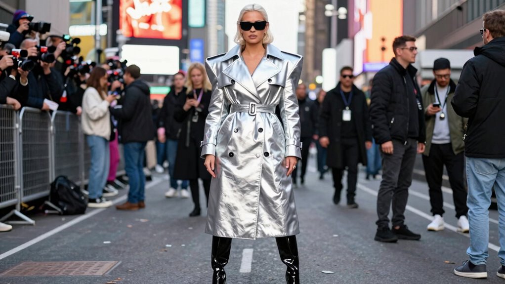 celebrity fashion week statements