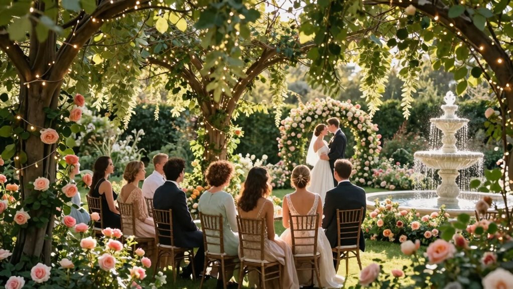 celebrity garden wedding trends