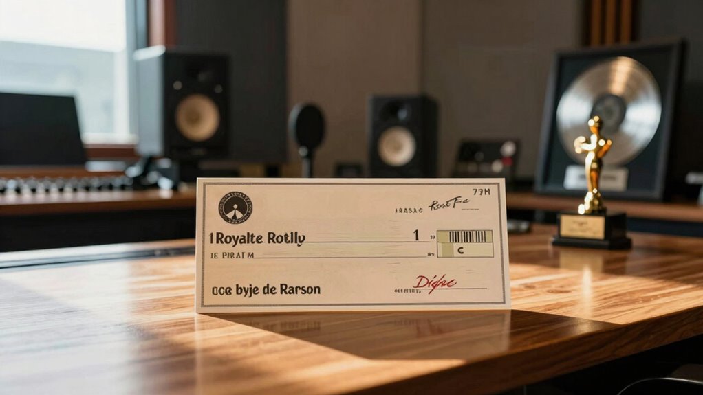earning through ongoing royalties