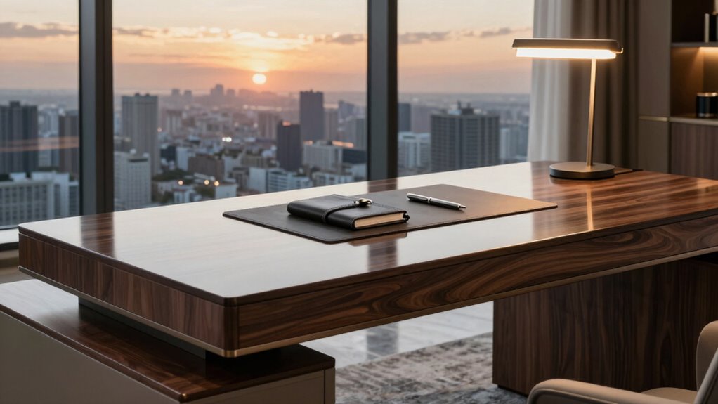 elegant modern executive desk