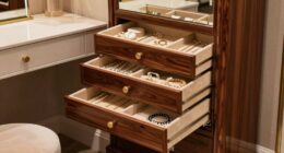 elegant organized jewelry storage