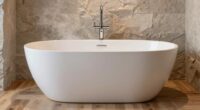 elegant standalone bathing experience