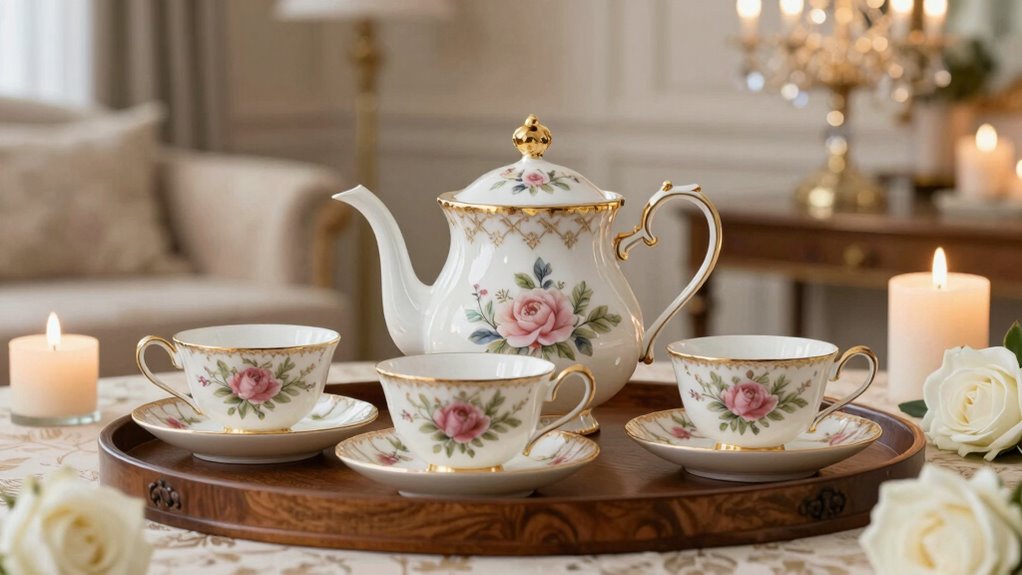 elegant tea serving rituals