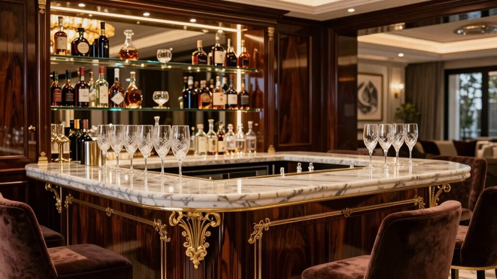 elegant vintage bar essentials
