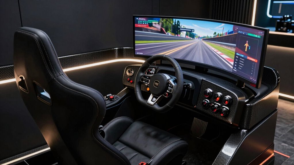 immersive ergonomic racing experience