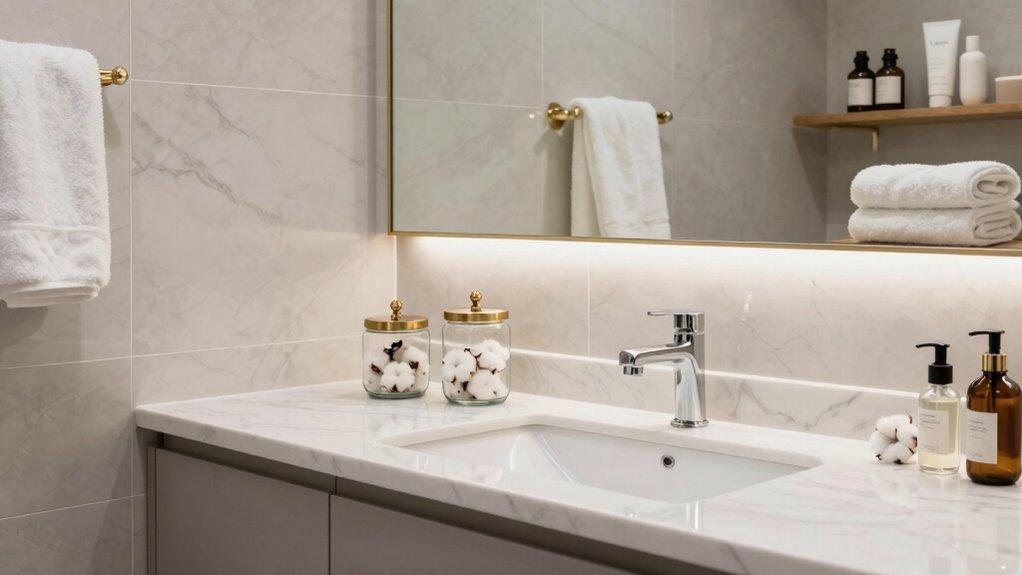 luxurious bathroom storage upgrade