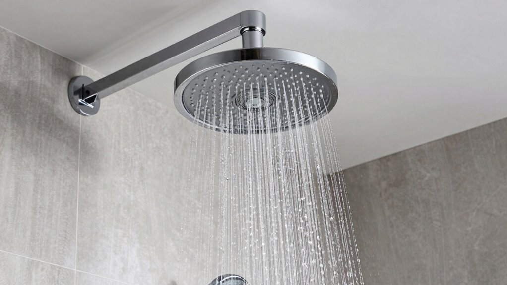 luxurious customizable rainfall shower