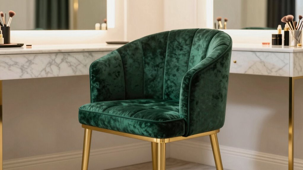 luxurious vintage glam chairs